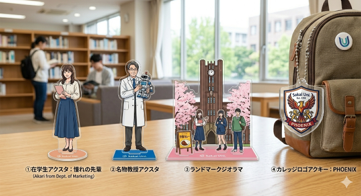 Z世代の心を掴む！オープンキャンパス×アクリルグッズ活用戦略ガイド